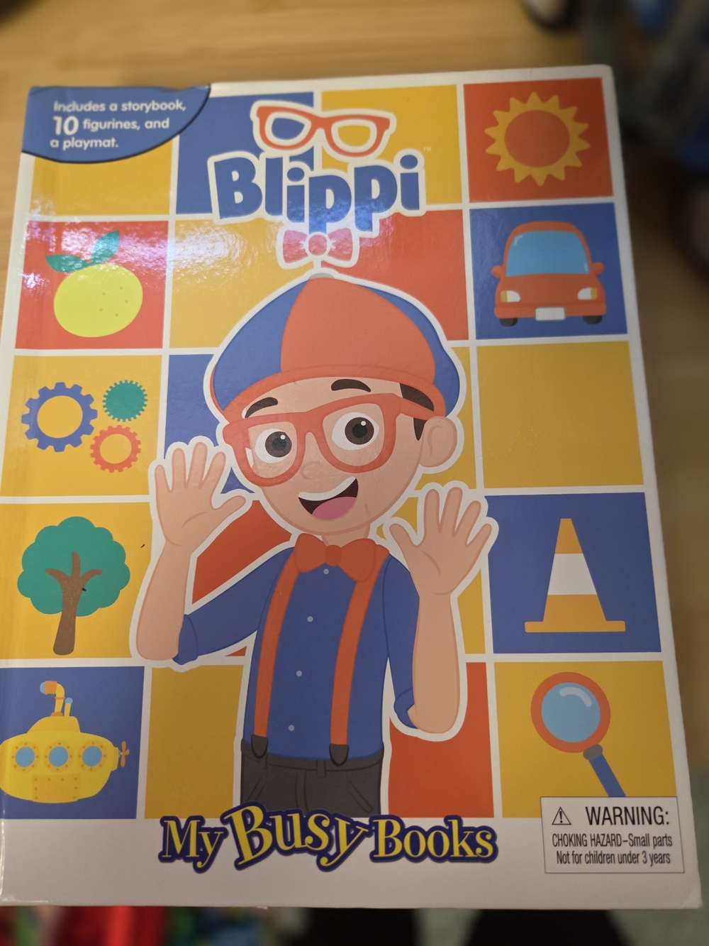 My Busy Books -Blippi Blue & Orange Interactive Kids Toy
